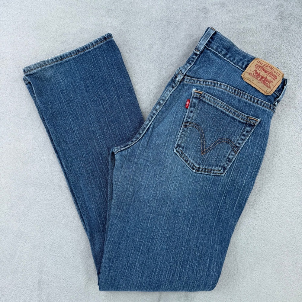 Vintage Levis 515 Nouveau Bootcut Jeans Womens 6 M Denim Mid Rise Stretch Y2K